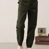 Jungli Olive Trouser