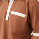 Collar Walli Brown T-Shirt